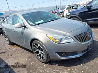 2017 Buick Regal Sport Touring with VIN 2G4GL5EX3H9142137, listed as a IAAI auction lot 42108430 with 110,505 mi miles and . Bid and sale history available at DreamBid. Image 1.