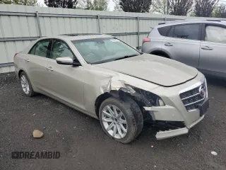2014 Cadillac CTS Luxury AWD with VIN 1G6AX5SX0E0162681, listed as a Copart auction lot 55647855 with 45,426 mi miles and Salvage Title. Bid and sale history available at DreamBid. Image 4.