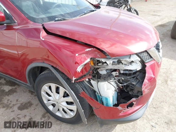 2016 Nissan Rogue S with VIN JN8AT2MT0GW008090, listed as a IAAI auction lot 41662241 with 66,593 mi miles. Bid and sale history available at carsss.com. Image 6.