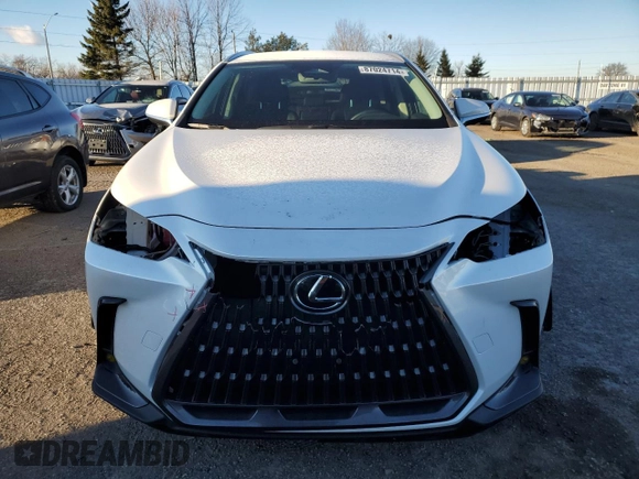 2022 Lexus NX with VIN 2T2ADCEZ8NC002363, listed as a Copart auction lot 87024714 with 26,780 mi miles and Salvage Title. Bid and sale history available at carsss.com. Image 5.