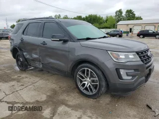 2016 Ford Explorer Sport с VIN 1FM5K8GT7GGA12139, выставлен на аукционе Copart как лот 57679035 с пробегом 138 726 миль миль и Списание • Salvage title. История ставок и продаж доступна на DreamBid. Изображение 4.