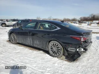 2024 Lexus ES 350 Ultra Luxury with VIN 58AFZ1B1XRU172705, listed as a Copart auction lot 45156825 with 9,600 mi miles and Salvage title. Bid and sale history available at DreamBid. Image 2.