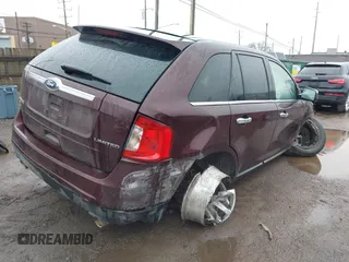 2011 Ford Edge Limited with VIN 2FMDK3KC5BBA60311, listed as a IAAI auction lot 41935540 with 138,631 mi miles. Bid and sale history available at carsss.com. Image 4.