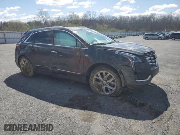 2017 Cadillac XT5 Luxury AWD with VIN 1GYKNDRS1HZ243825, listed as a Copart auction lot 52302665 with 115,674 mi miles and Salvage Title. Bid and sale history available at carsss.com. Image 4.