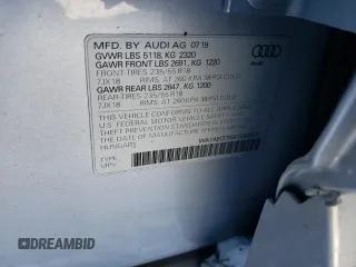 2019 Audi Q3 Premium with VIN WA1AECF35K1083330, listed as a Copart auction lot 87801965 with 0 mi miles and Salvage Title. Bid and sale history available at carsss.com. Image 15.