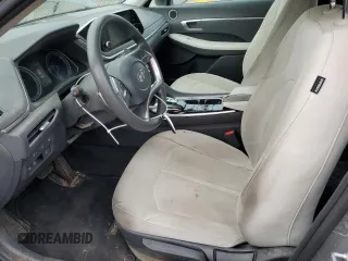2020 Hyundai Sonata Hybrid Blue with VIN KMHL24JJXLA012298, listed as a Copart auction lot 45607435 with 111,726 mi miles and Salvage Title. Bid and sale history available at carsss.com. Image 7.