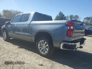 2021 Chevrolet Silverado 1500 LTZ with VIN 3GCUYGET9MG202150, listed as a Copart auction lot 76463424 with 49,644 mi miles and Salvage Title. Bid and sale history available at DreamBid. Image 2.