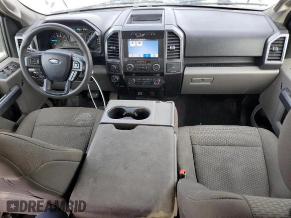 2019 Ford F-150 XL with VIN 1FTFW1E58KFB51302, listed as a Copart auction lot 47123165 with 253,409 mi miles and Clean Title. Bid and sale history available at carsss.com. Image 8.