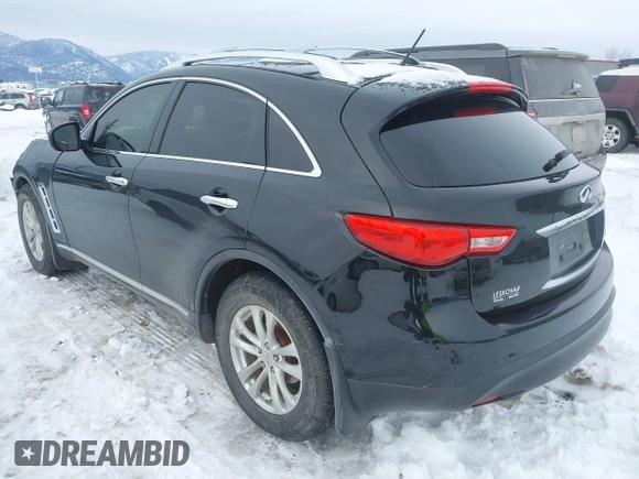 2012 Infiniti FX with VIN JN8AS1MW0CM156009, listed as a IAAI auction lot 41601349 with 53,795 mi miles and . Bid and sale history available at DreamBid. Image 3.