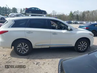 2013 Infiniti JX35 with VIN 5N1AL0MM7DC345759, listed as a IAAI auction lot 42154786 with 148,096 mi miles. Bid and sale history available at carsss.com. Image 14.