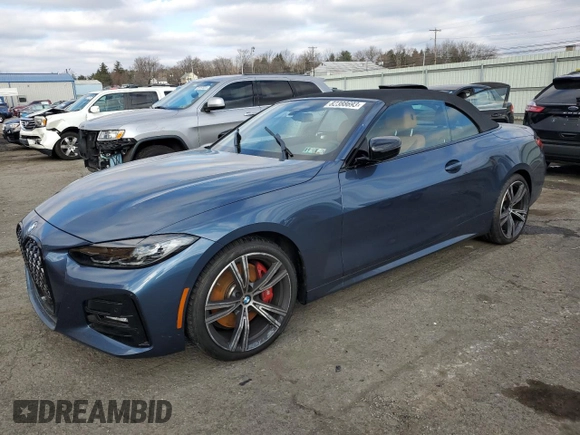 2023 BMW 4 Series 430i xDrive with VIN WBA43AT06PCN03452, listed as a Copart auction lot 82388693 with Not Provided miles and . Bid and sale history available at DreamBid. Image 1.