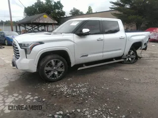 2024 Toyota Tundra Capstone Hybrid with VIN 5TFVC5DB3RX062793, listed as a IAAI auction lot 40829567 with 15,683 mi miles and . Bid and sale history available at DreamBid. Image 2.