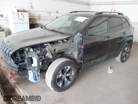 2016 Jeep Cherokee Trailhawk with VIN 1C4PJMBS0GW169184, listed as a IAAI auction lot 42255346 with 152,802 mi miles and . Bid and sale history available at DreamBid. Image 17.
