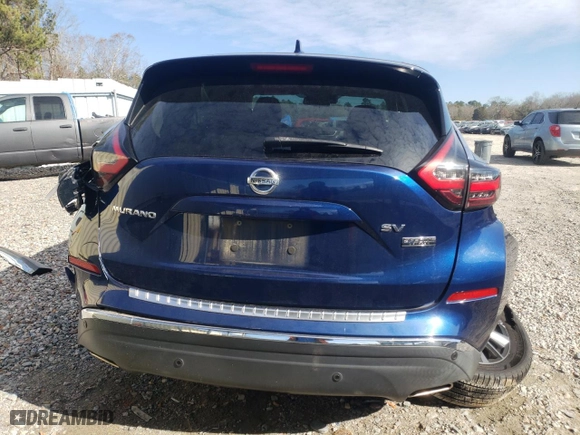 2021 Nissan Murano SV with VIN 5N1AZ2BJ0MC119758, listed as a Copart auction lot 87642715 with 85,894 mi miles and Salvage Title. Bid and sale history available at carsss.com. Image 6.