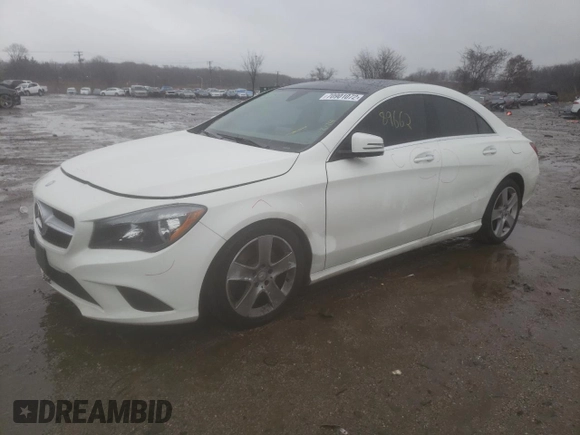 2016 Mercedes-Benz CLA with VIN WDDSJ4GB2GN374083, listed as a Copart auction lot 70901072 with 89,662 mi miles. Bid and sale history available at carsss.com. Image 1.