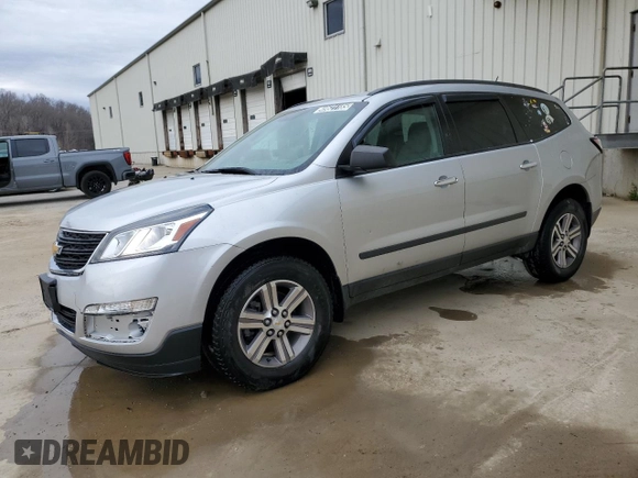 2017 Chevrolet Traverse LS with VIN 1GNKRFED6HJ353661, listed as a Copart auction lot 49621185 with 140,971 mi miles and Clean Title. Bid and sale history available at carsss.com. Image 1.