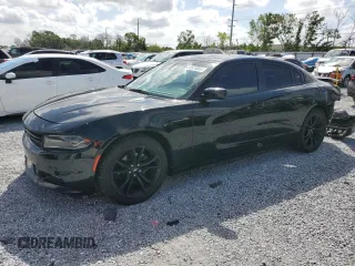 2018 Dodge Charger SXT Plus with VIN 2C3CDXHG7JH163788, listed as a Copart auction lot 51575855 with 52,554 mi miles and Salvage Title. Bid and sale history available at carsss.com. Image 1.