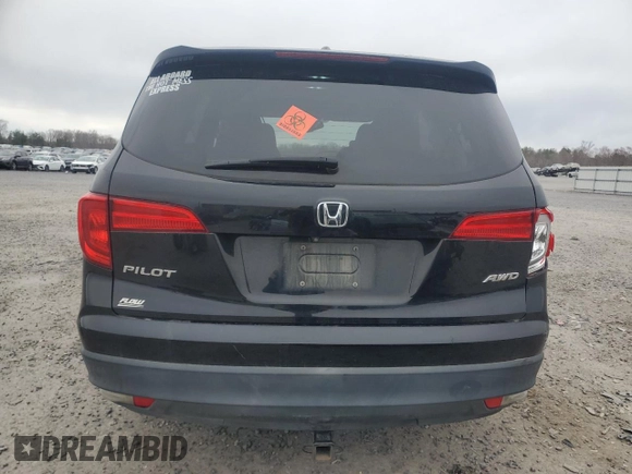 2016 Honda Pilot EX-L with VIN 5FNYF6H55GB053423, listed as a Copart auction lot 50523045 with 155,959 mi miles and Salvage Title. Bid and sale history available at carsss.com. Image 6.