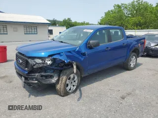 2020 Ford Ranger XL with VIN 1FTER4FH7LLA32236, listed as a Copart auction lot 59001415 with 56,969 mi miles and Salvage title. Bid and sale history available at DreamBid. Image 1.