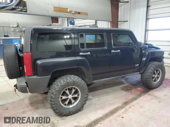 2006 Hummer H3 with VIN 5GTDN136468237702, listed as a Copart auction lot 80687264 with 284,169 mi miles and Salvage Title. Bid and sale history available at carsss.com. Image 3.