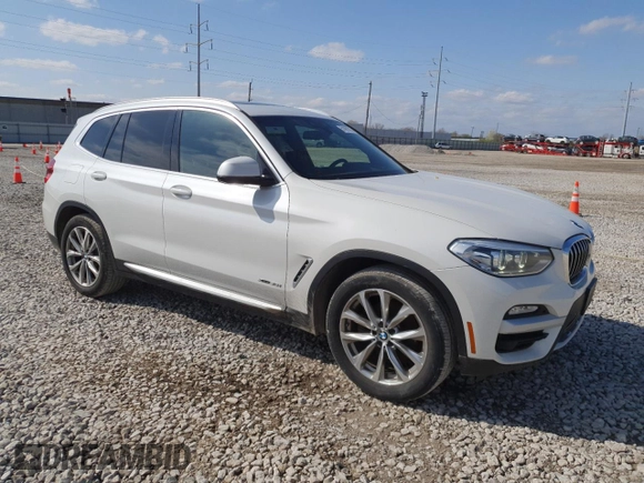 2018 BMW X3 xDrive30i with VIN 5UXTR9C52JLD60435, listed as a Copart auction lot 51991325 with 93,427 mi miles and Clean Title. Bid and sale history available at DreamBid. Image 4.