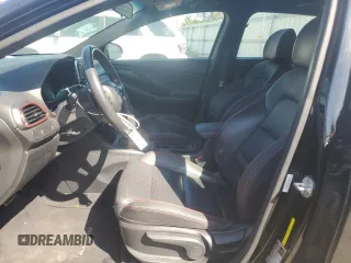 2019 Hyundai Elantra GT N Line with VIN KMHH55LC5KU109231, listed as a Copart auction lot 71754924 with 76,137 mi miles and Salvage Title. Bid and sale history available at carsss.com. Image 7.