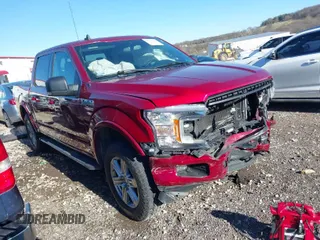 2019 Ford F-150 XL with VIN 1FTEW1E59KKE73451, listed as a IAAI auction lot 41717089 with 63,386 mi miles. Bid and sale history available at carsss.com. Image 1.