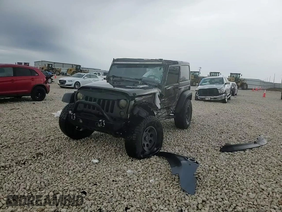 2017 Jeep Wrangler Willys Wheeler with VIN 1C4AJWAG9HL673766, listed as a Copart auction lot 43132555 with 129,422 mi miles and Salvage Title. Bid and sale history available at DreamBid. Image 11.