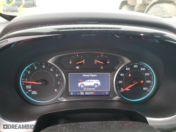 2020 Chevrolet Traverse LT Leather with VIN 1GNEVHKW4LJ255246, listed as a Copart auction lot 80734474 with 86,670 mi miles and Salvage Title. Bid and sale history available at carsss.com. Image 9.
