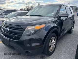 2014 Ford Utility Police Interceptor with VIN 1FM5K8AR3EGC40794, listed as a Copart auction lot 83628614 with 198,516 mi miles and Clean Title. Bid and sale history available at carsss.com. Image 2.