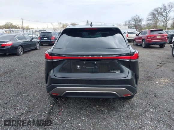 2023 Lexus RX 350 with VIN 2T2BAMCA1PC015877, listed as a IAAI auction lot 42030702 with 17,147 mi miles and . Bid and sale history available at DreamBid. Image 16.