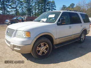 2005 Ford Expedition Eddie Bauer with VIN 1FMFU18575LB13711, listed as a IAAI auction lot 41848095 with 220,189 mi miles. Bid and sale history available at carsss.com. Image 2.