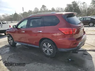 2017 Nissan Pathfinder SV z VIN 5N1DR2MN4HC670682, wystawiony jako Copart lot #47087985 z przebiegiem 136 558 mil mil oraz Szkoda całkowita • Salvage title. Historia ofert i sprzedaży dostępna na DreamBid. Obrazek 2.
