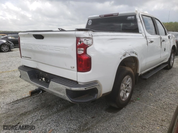 2019 Chevrolet Silverado 1500 LT with VIN 3GCPWCEK9KG145786, listed as a Copart auction lot 51367665 with 57,911 mi miles and Salvage Title. Bid and sale history available at carsss.com. Image 3.