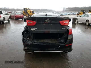 2014 Kia Optima SXL Turbo with VIN 5XXGR4A69EG286029, listed as a Copart auction lot 47866715 with 91,913 mi miles and Salvage Title. Bid and sale history available at DreamBid. Image 6.