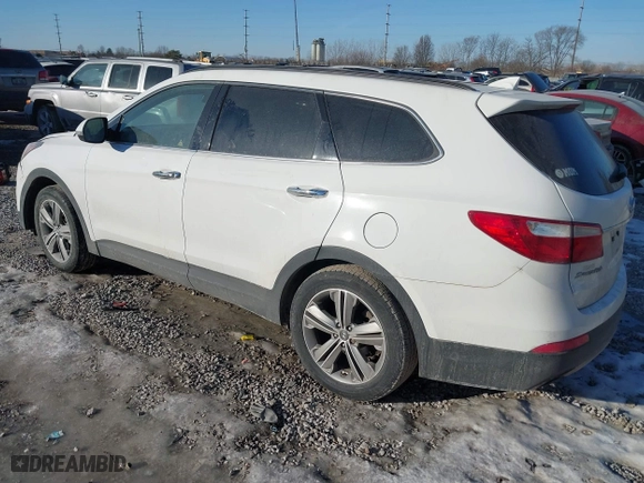 2013 Hyundai Santa Fe Limited with VIN KM8SR4HF2DU004155, listed as a IAAI auction lot 41420491 with 125,988 mi miles. Bid and sale history available at carsss.com. Image 3.