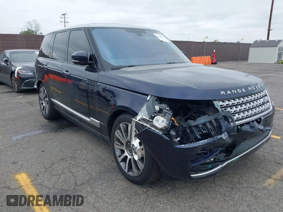 2015 Land Rover Range Rover Autobiography with VIN SALGV2TF1FA198949, listed as a IAAI auction lot 42110536 with 134,560 mi miles and . Bid and sale history available at DreamBid. Image 1.