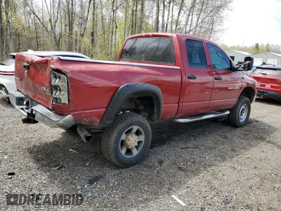 2006 Dodge 3500 SLT z VIN 3D7LX38C36G126808, wystawiony jako Copart lot #55841385 z przebiegiem 384 279 mil mil oraz Czysty tytuł • Clean title. Historia ofert i sprzedaży dostępna na DreamBid. Obrazek 3.