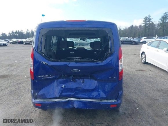 2015 Ford Transit Connect Wagon XLT with VIN NM0GE9F76F1204455, listed as a IAAI auction lot 41870240 with NaN miles. Bid and sale history available at carsss.com. Image 16.