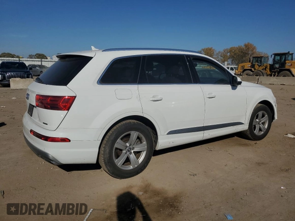 2017 Audi Q7 Premium with VIN WA1AHAF71HD044773, listed as a Copart auction lot 76678044 with 95,722 mi miles and Salvage title. Bid and sale history available at DreamBid. Image 3.