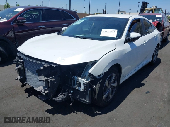2020 Honda Civic LX with VIN 2HGFC2F67LH511473, listed as a IAAI auction lot 42614633 with 91,822 mi miles and . Bid and sale history available at DreamBid. Image 19.