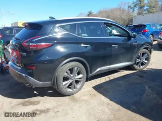2023 Nissan Murano Platinum with VIN 5N1AZ2DS4PC102990, listed as a IAAI auction lot 41744044 with 18,007 mi miles. Bid and sale history available at carsss.com. Image 4.