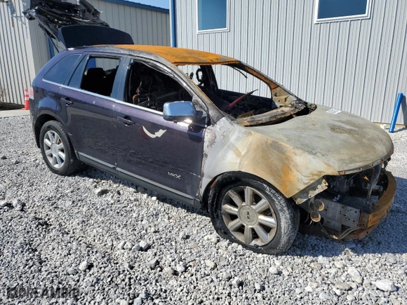 2007 Lincoln MKX with VIN 2LMDU88C07BJ06282, listed as a Copart auction lot 46240315 with NaN miles and Salvage Title. Bid and sale history available at carsss.com. Image 4.