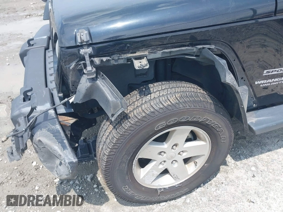 2017 Jeep Wrangler Unlimited Sport with VIN 1C4BJWDG6HL699547, listed as a IAAI auction lot 42652658 with 89,286 mi miles and . Bid and sale history available at DreamBid. Image 6.