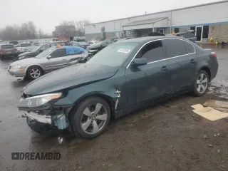 2007 BMW 5 Series 525xi z VIN WBANF335X7CS38716, wystawiony jako Copart lot #43242695 z przebiegiem Nie podano mil oraz Szkoda całkowita • Salvage title. Historia ofert i sprzedaży dostępna na DreamBid. Obrazek 1.