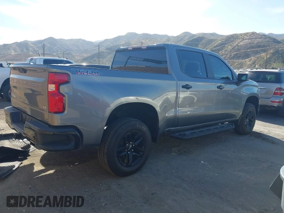 2020 Chevrolet Silverado 1500 LT Trail Boss with VIN 3GCPYFED8LG131487, listed as a IAAI auction lot 41689549 with 87,474 mi miles and . Bid and sale history available at DreamBid. Image 4.