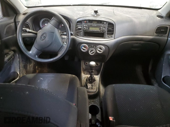 2009 Hyundai Accent Man L with VIN KMHCN35CX9U116679, listed as a Copart auction lot 83571144 with 224,826 mi miles and Clean Title. Bid and sale history available at carsss.com. Image 8.