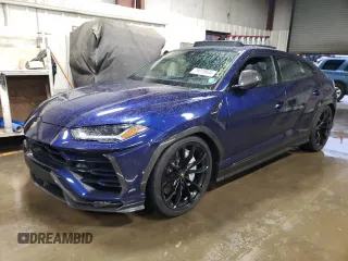 2022 Lamborghini Urus z VIN ZPBUA1ZL9NLA22224, wystawiony jako Copart lot #79019844 z przebiegiem Nie podano mil oraz Szkody całkowita. Historia ofert i sprzedaży dostępna na DreamBid. Obrazek 1.