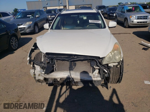 2011 Infiniti EX Journey with VIN JN1AJ0HR0BM850388, listed as a Copart auction lot 63888664 with 158,350 mi miles and Clean Title. Bid and sale history available at carsss.com. Image 5.