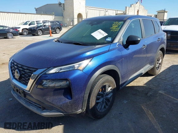 2023 Nissan Rogue S with VIN 5N1BT3AA8PC907088, listed as a IAAI auction lot 41962134 with 31,529 mi miles. Bid and sale history available at carsss.com. Image 2.